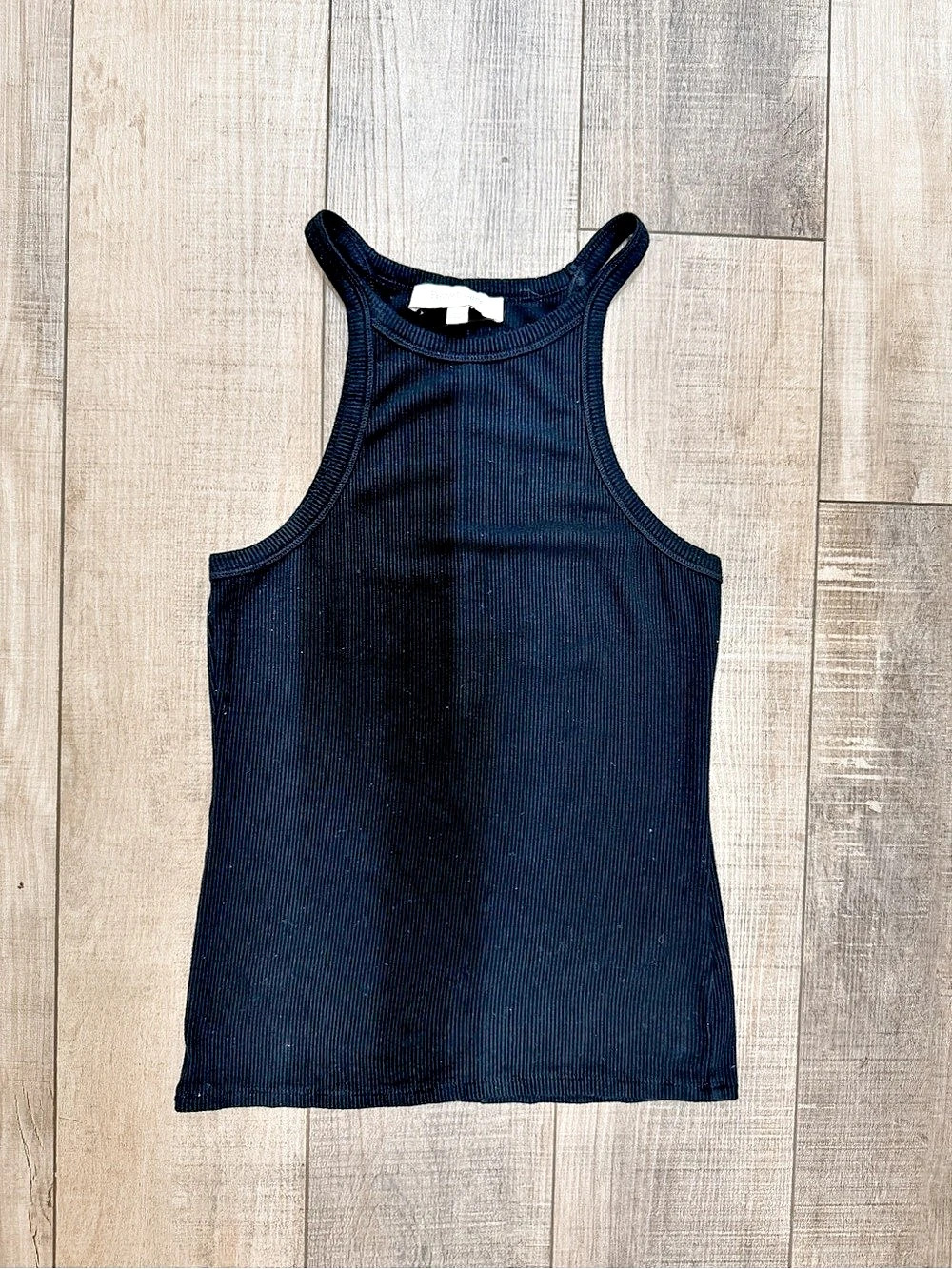 Favorite Daughter Ribbed Tank Top in Black